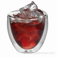 Dubbelwandige glazen beker in drinkglas